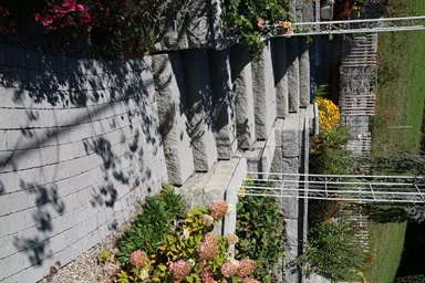 SANTURO Blockstufe voll grau gestrahlt gefast L 80 cm B 36 cm H 15 cm