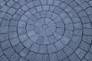 FRIEDA FORMATO Pflasterstein perlgrau strukturiert Kanten gebr. L 10, 20, 30 cm B 20 cm H 7 cm