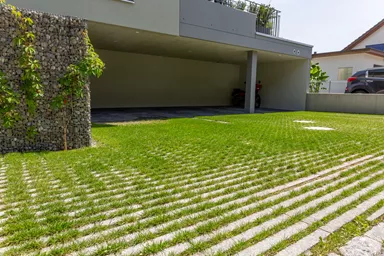 RAINA Rasenliner mit Verschiebesicherung grau glatt L 60 cm B 40 cm H 10 cm