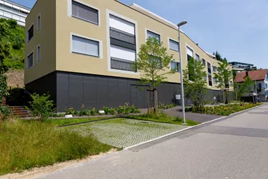 RAINA Rasenliner mit Verschiebesicherung grau glatt L 60 cm B 40 cm H 10 cm