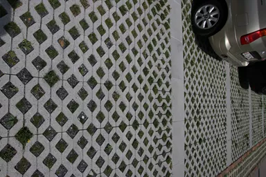 GRISON Rasengitterstein mit Nocken grau glatt L 60.2 cm B 40.2 cm H 8 cm