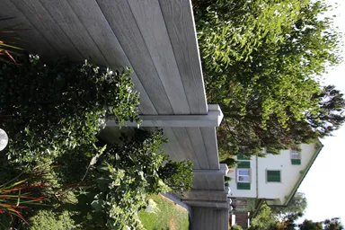 Betonbrett gegossen leicht bewehrt grau glatt vollkantig L 200 cm B 4 cm H 30 cm