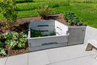 Kompostbehälter einzelnes Brett L 160 cm B 5.5 cm H 25 cm