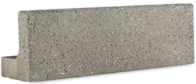 ROZTEC Winkelplatten Typ Midi bewehrt grau gestrahlt gefast L 100 cm B 30 cm H 30 cm W 9 cm