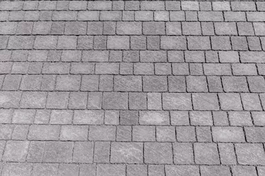 FRIEDA Wildpflaster anthrazit strukturiert Kanten gebr. L 9.4-19.4 cm B 9.4-11.9 cm H 7 cm