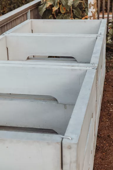 Kompostbehälter einzelnes Brett L 100 cm B 5.5 cm H 25 cm