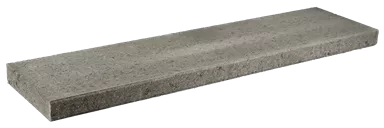 Stellplatte grau glatt beidseitig gefast L 100 cm B 5 cm H 30 cm