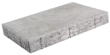 Schrittplatte zu Rasengittersteinen grau glatt gefast L 60 cm B 40 cm H 8 cm