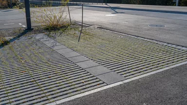 RAINA Rasenliner mit Verschiebesicherung grau glatt L 60 cm B 40 cm H 10 cm