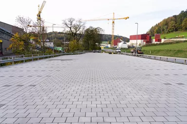 CLIMA STONE Drain mit BRIDGE Nockenverbund grau fein gefast L 28 cm B 28 cm H 8 cm