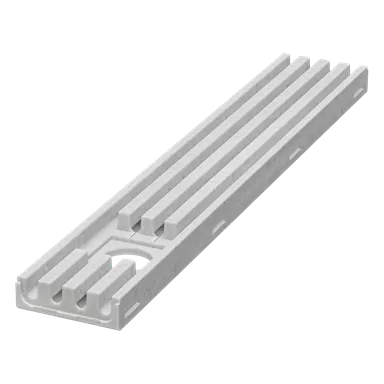 BIRCOparksafe Rinnenelement mit Ablauf ohne Gefälle BK C250 Ablaufleistung 2.2 l/s L 1000 mm B 160 mm H 50 mm