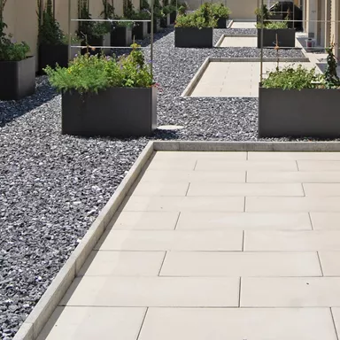 FINALGO Vakuum-Stellriemen/Randplatte grau unbehandelt gefast L 100 cm B 5 cm H 25 cm