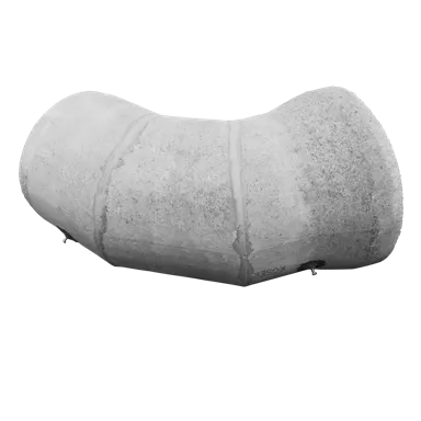 CENTUB<sup>®</sup>-Röser Segmentkrümmer 3 Segmente bewehrt