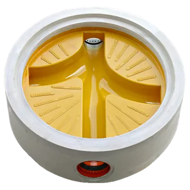 keres Normschachtboden mit Seitenanschluss