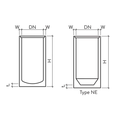 Strassenabläufe ohne Aussparung