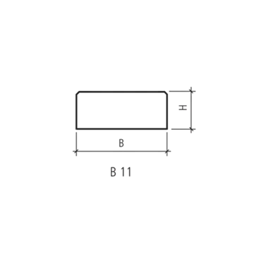 Inseleinfahrtssteine mit Vorsatz