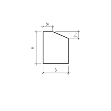 Einfahrtsrandsteine ohne Vorsatz