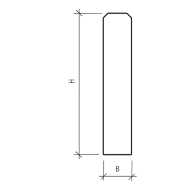 Stellplatten gegossen
