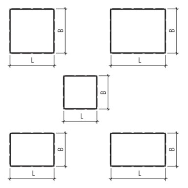 TOLEDO SKY Pflastersteine mit Nocken vollkantig