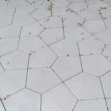 5-Eck Pflasterplatte