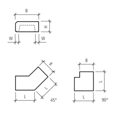 PARCO<sup>®</sup> Blockstufen gefast abgerieben