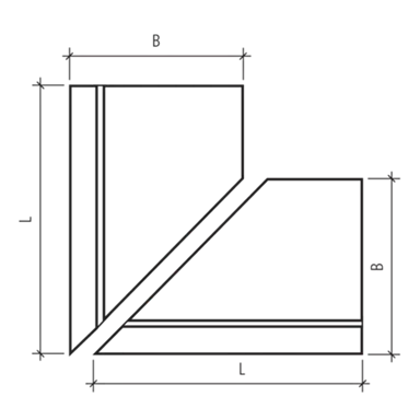 EXACTA<sup>®</sup> Winkelplatten Eckstücke gestrahlt