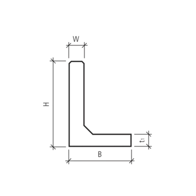TRIPLA Winkelplatten glatt