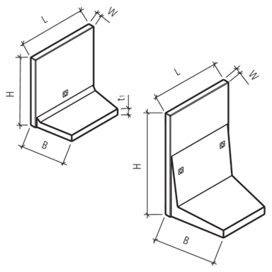 ROZTEC<sup>®</sup> MIDI Winkelplatten gestrahlt