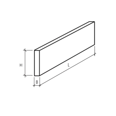 Betonbretter vollkantig