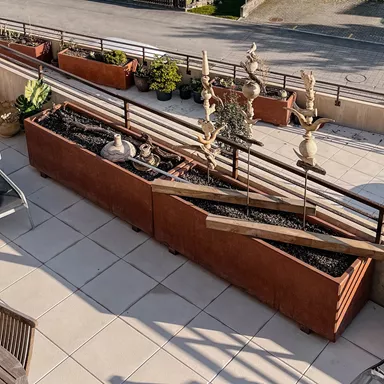 FERRO CONCRETE<sup>®</sup> Pflanzentröge rechteckig glatt