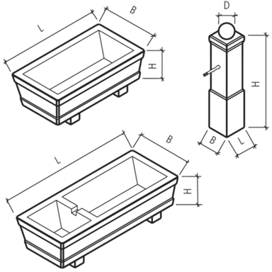 RUSTICO Brunnentröge