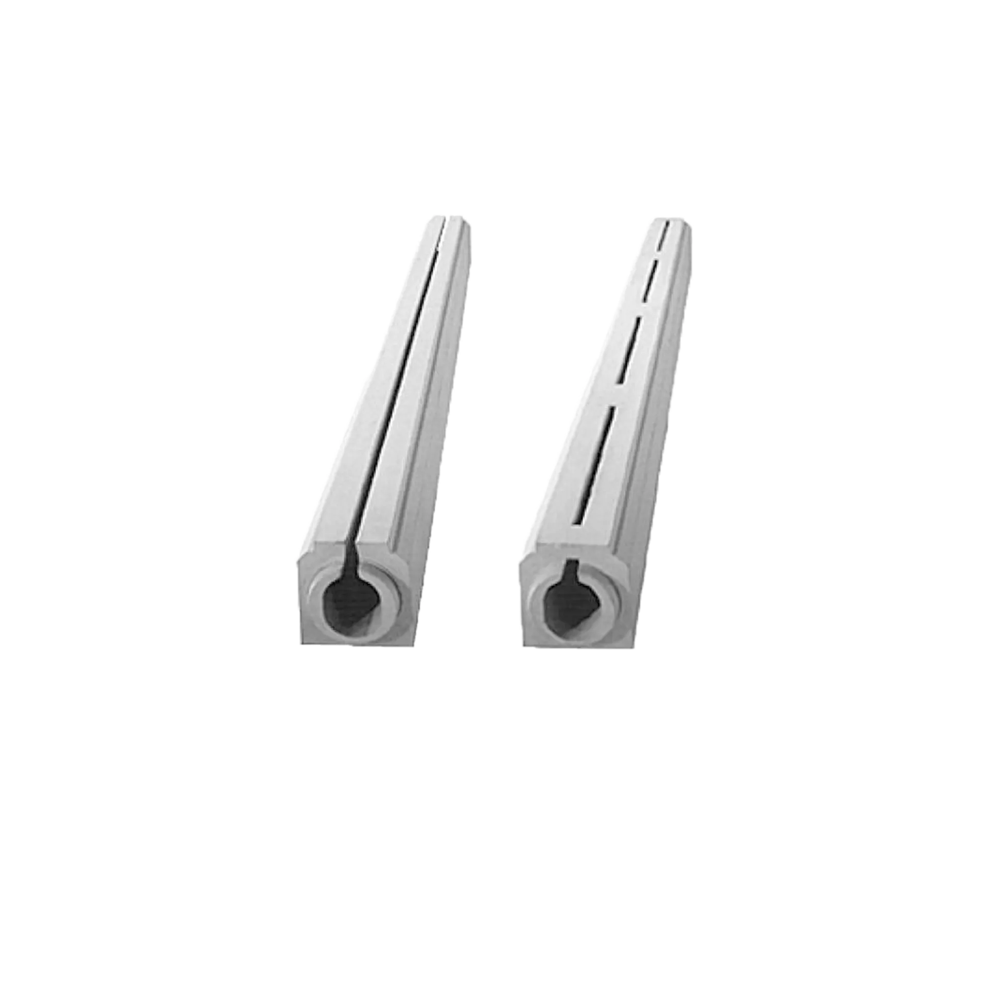 SECURRO Schlitzrinne grau mit durchgehendem Schlitz unbehandelt ohne Gefälle BK F 900 L 4000 mm B 400 mm H 430 mm