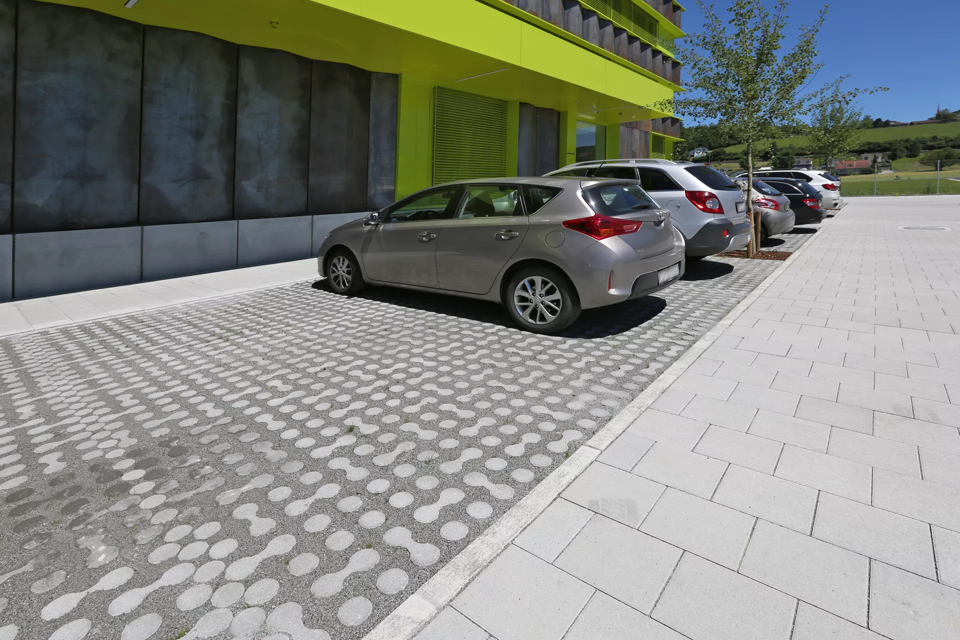 LUNIX Rasengitterstein grau glatt L 53.2 cm 39.9 cm H 12 cm