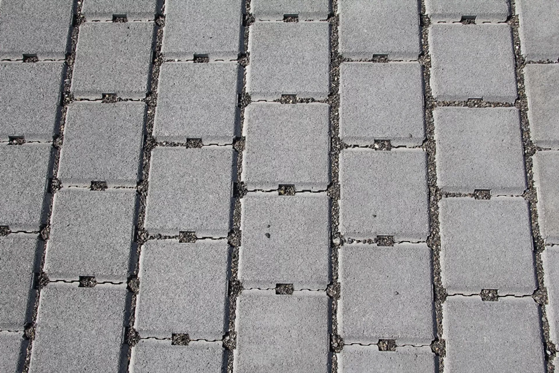 VS 5 Schwerlast Ökostein mit Verschiebesicherung englisch pal. grau glatt gefast L 22.5 cm B 22.5 cm H 10.8 cm