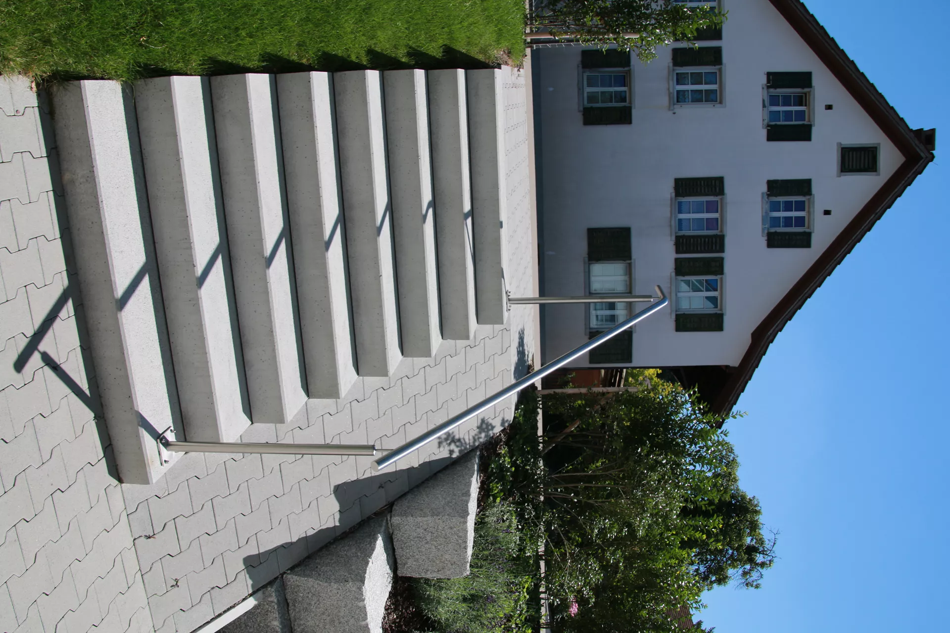 PARCO Blockstufe grau abgerieben stirnseitig gefast L 100 cm B 36 cm H 15 cm