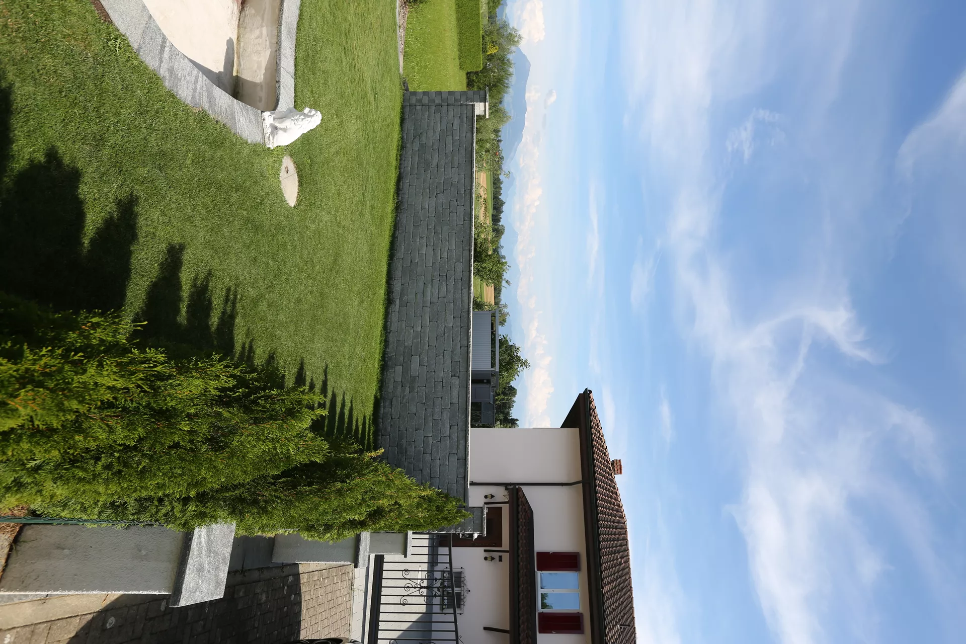 SANTURO Weinbergmauerstein 2-seitig gespalten grau Kanten gebrochen L 25-60 cm B 20 cm H 15 cm