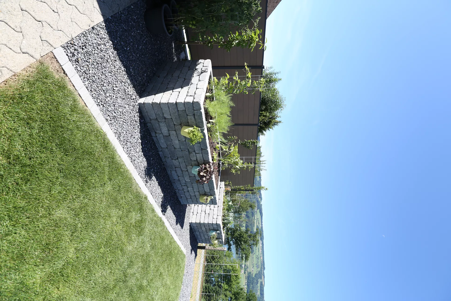 CUATRO Mauersteine Kanten gebrochen naturgrau L 20-35 cm B 25 cm H 15 cm