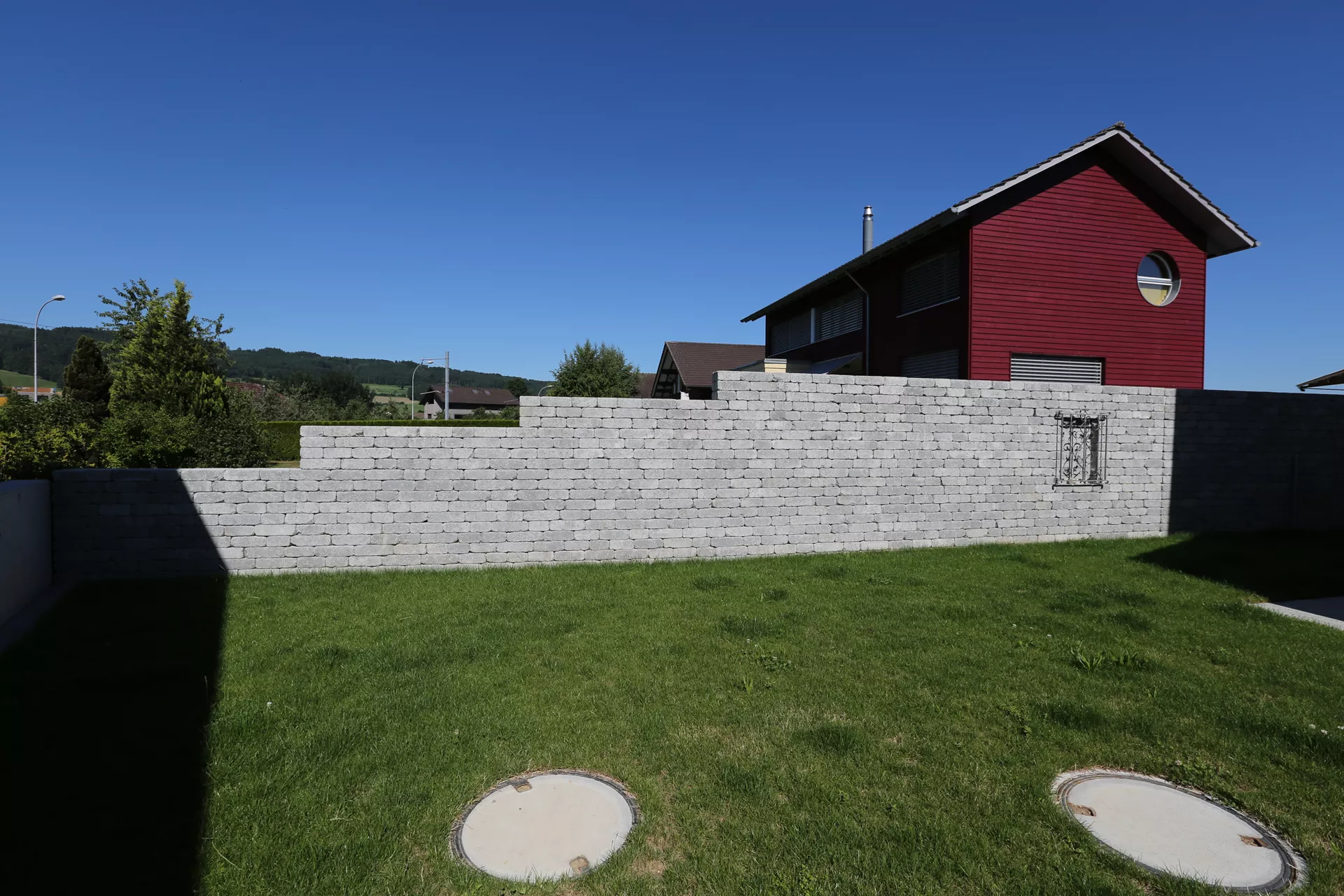 CUATRO Mauersteine Kanten gebrochen naturgrau L 20-35 cm B 25 cm H 15 cm