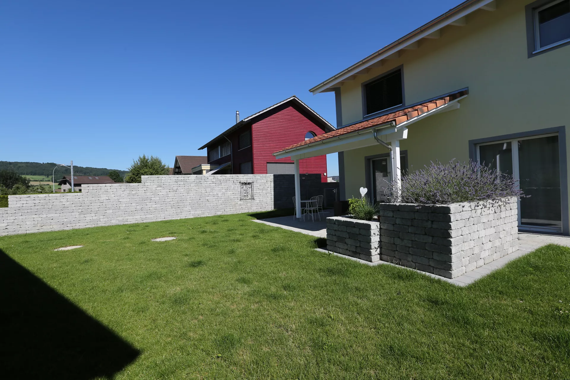 CUATRO Mauersteine Kanten gebrochen naturgrau L 20-35 cm B 25 cm H 15 cm