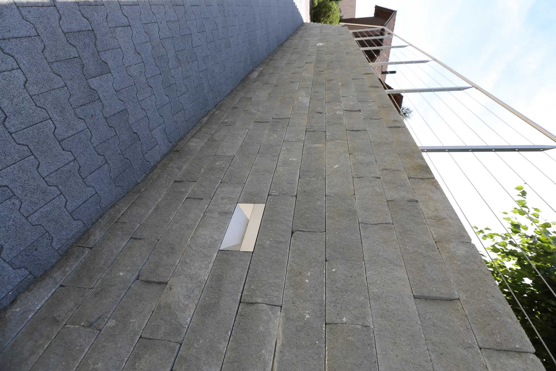 SANTURO Aussenleuchte aus Edelstahl Typ 2 LED-Technik L 30 cm B 12.5 cm H 15 cm