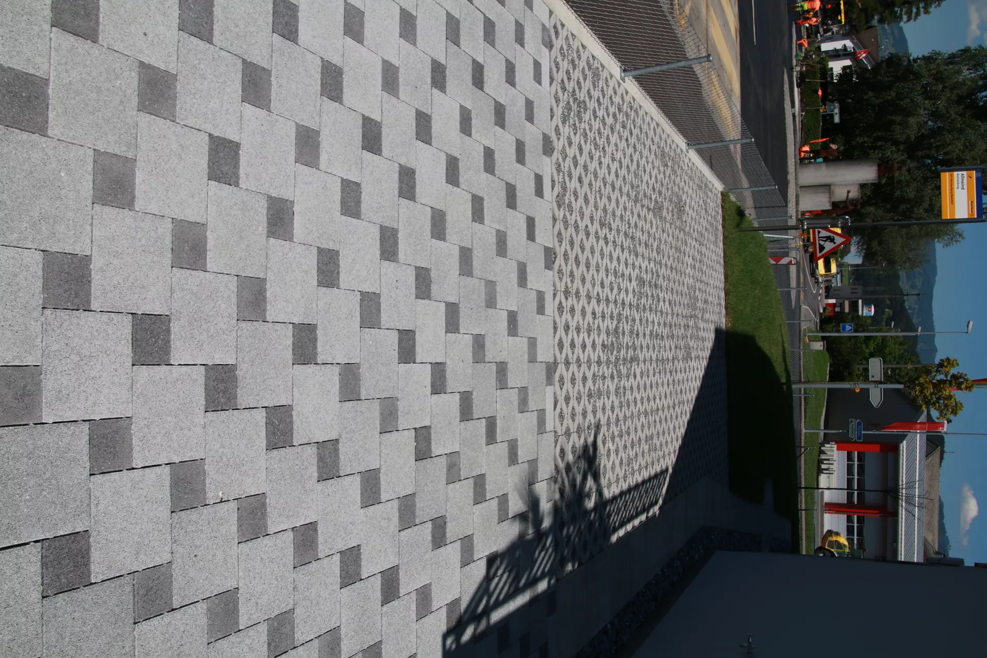 H Sickerstein Normalstein grau fein gefast L 20 cm B 16.5 cm H 8 cm