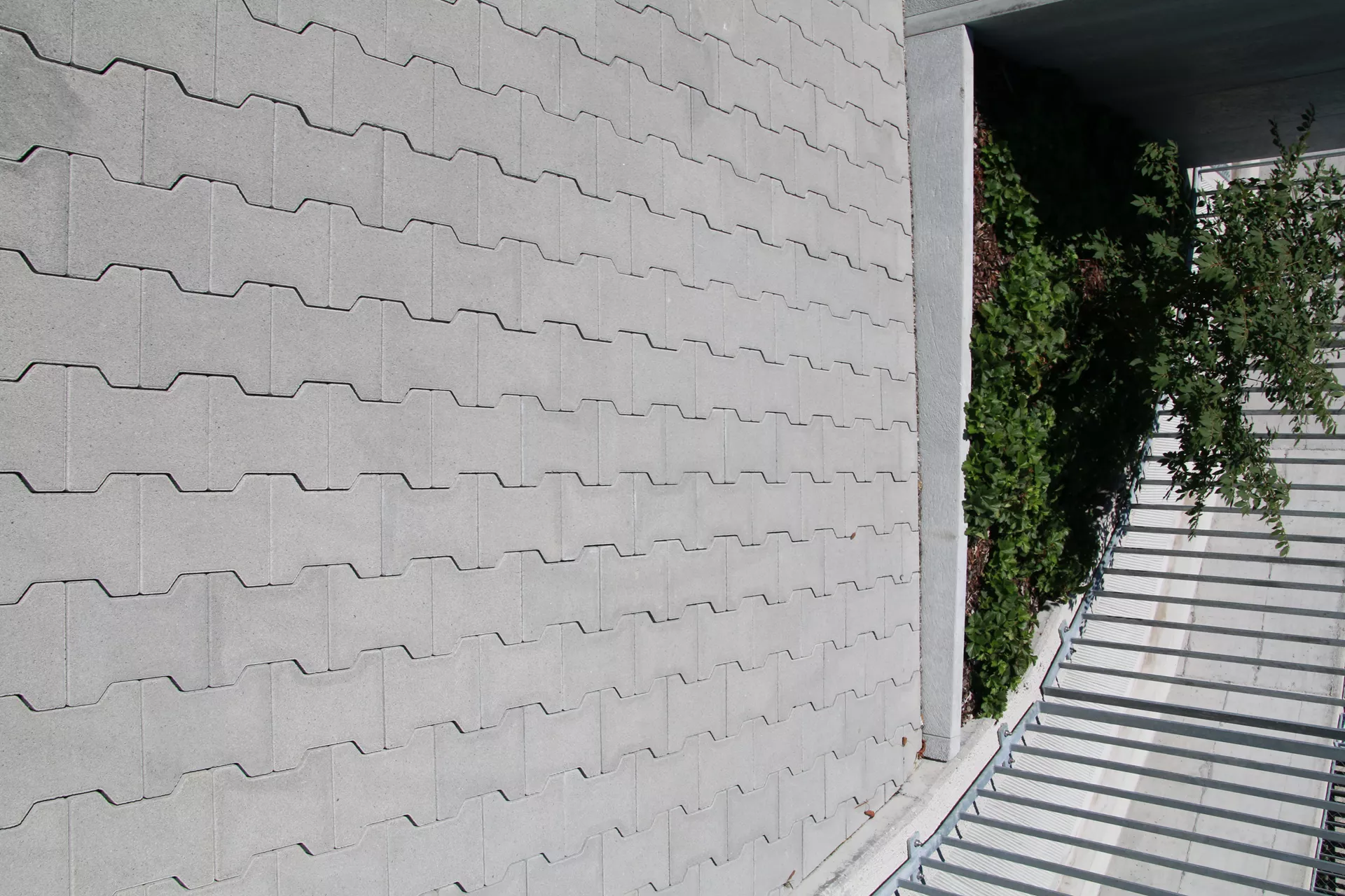 H Verbundstein Normalstein grau fein gefast L 20 cm B 16.5 cm H 8 cm