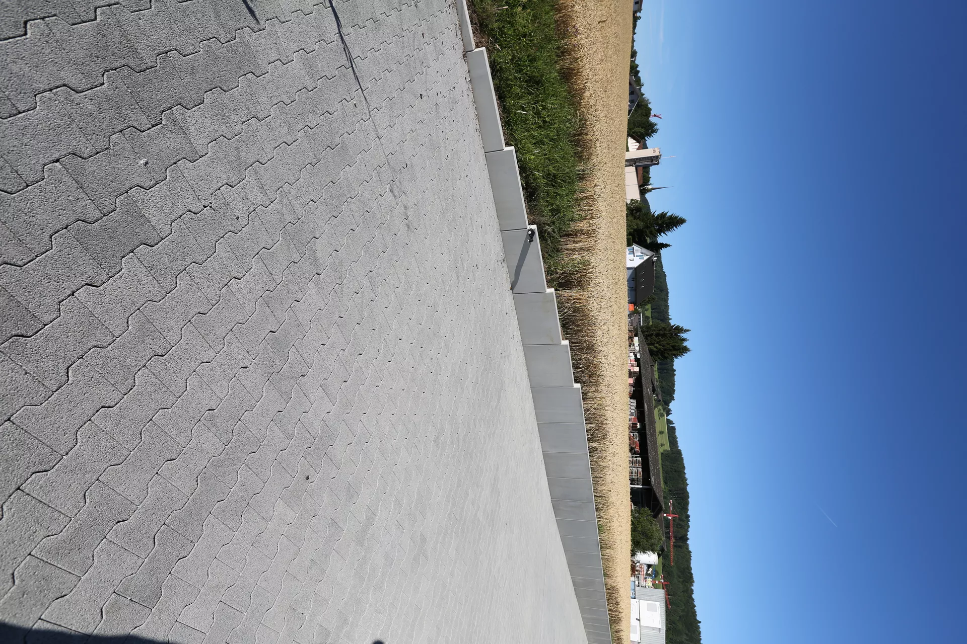 ROZTEC Winkelplatten Typ Midi bewehrt grau glatt gefast L 100 cm B 45 cm H 75 cm W 9 cm