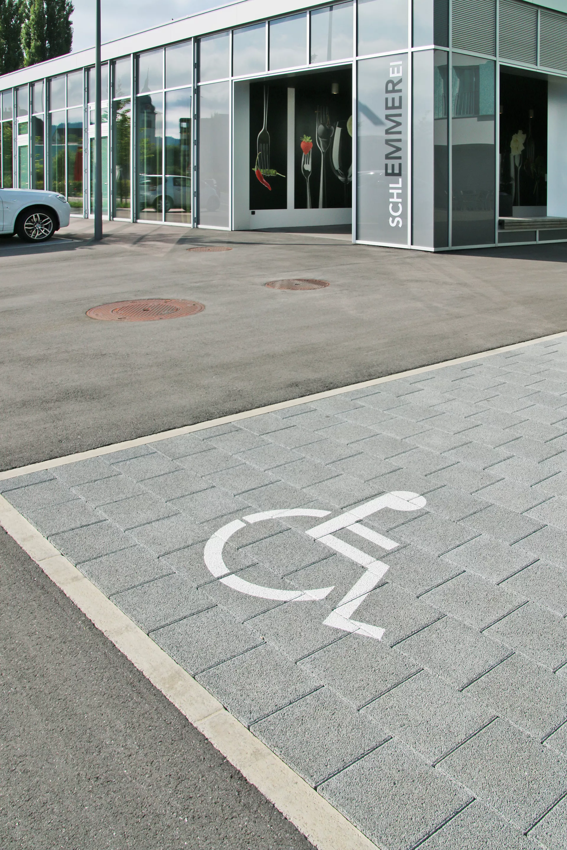 H Sickerstein Normalstein grau fein gefast L 20 cm B 16.5 cm H 8 cm