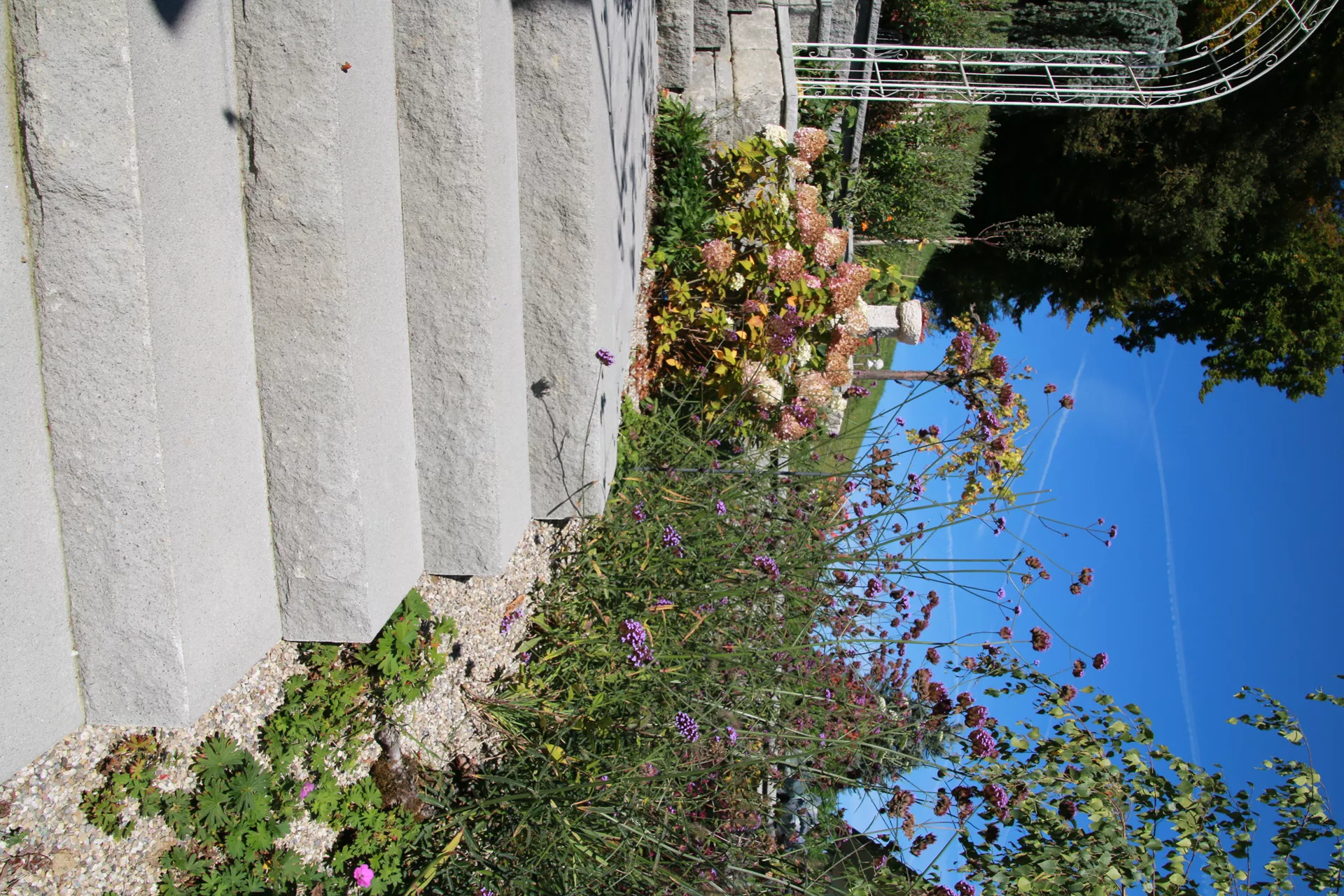 SANTURO Blockstufe voll grau gestrahlt gefast L 80 cm B 36 cm H 15 cm