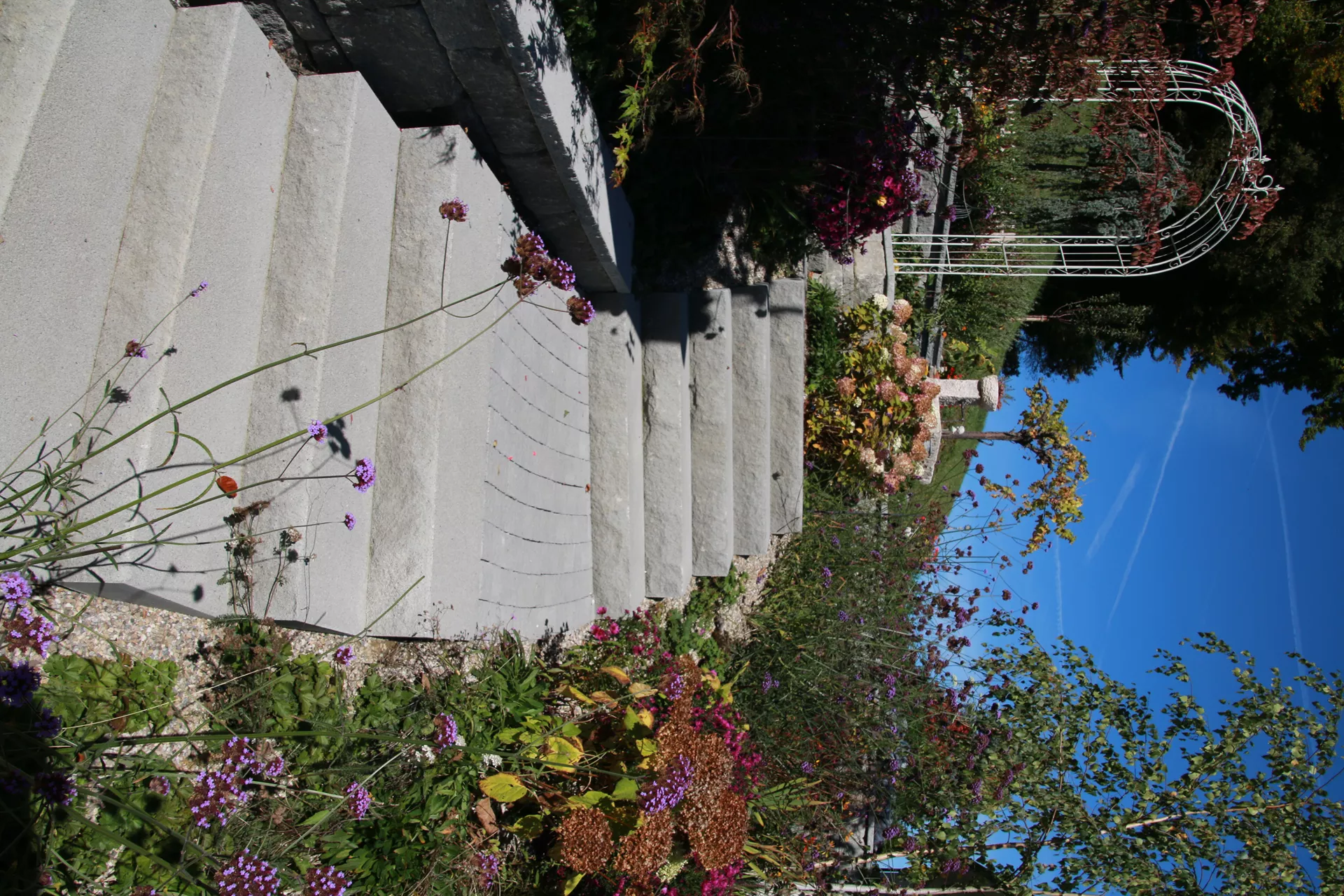 SANTURO Blockstufe voll grau gestrahlt gefast L 80 cm B 36 cm H 15 cm