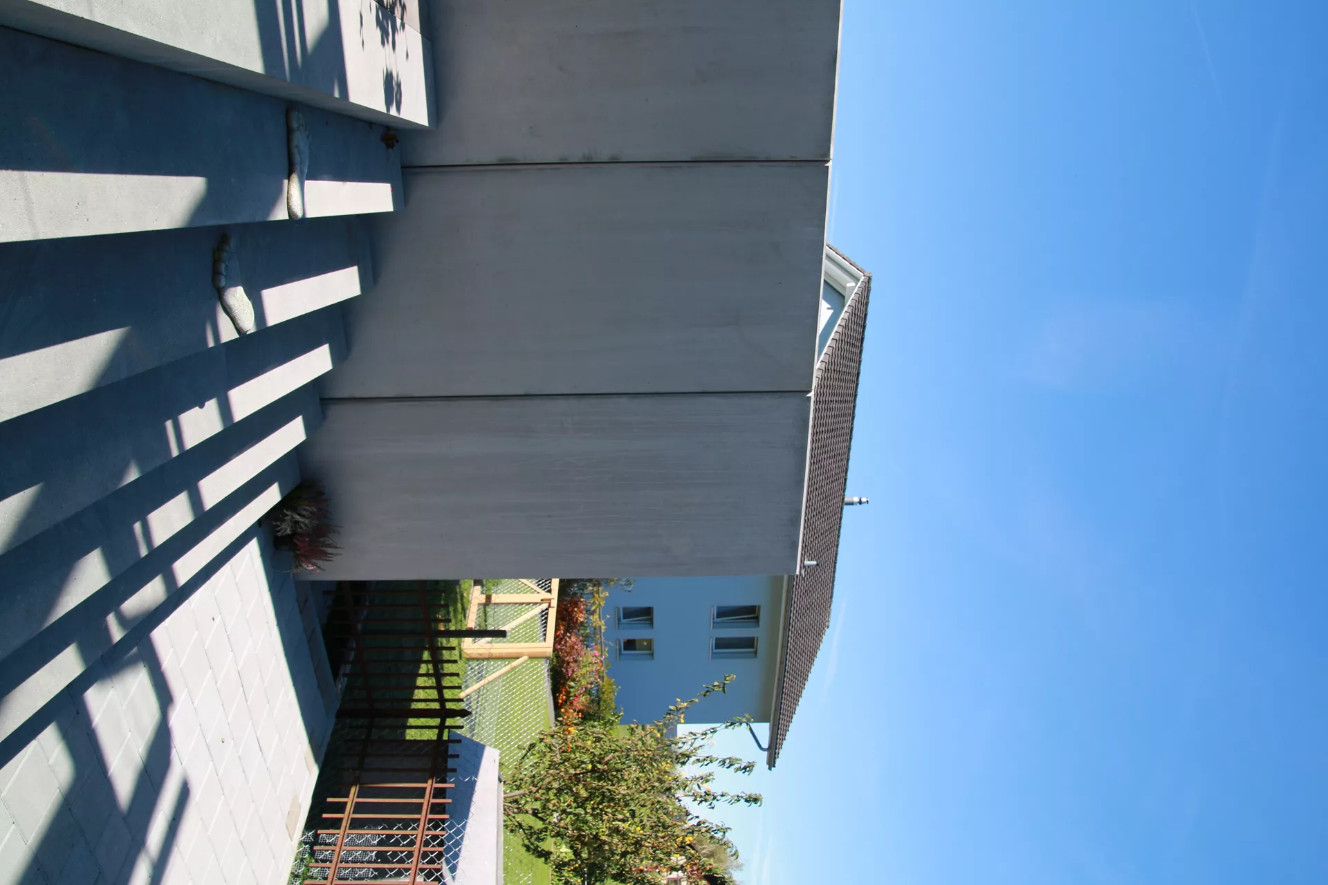 GRANDE Winkelplatten mit Nut und Kamm grau glatt gefast bewehrt L 100 cm B 195 cm H 300 cm W 20 cm