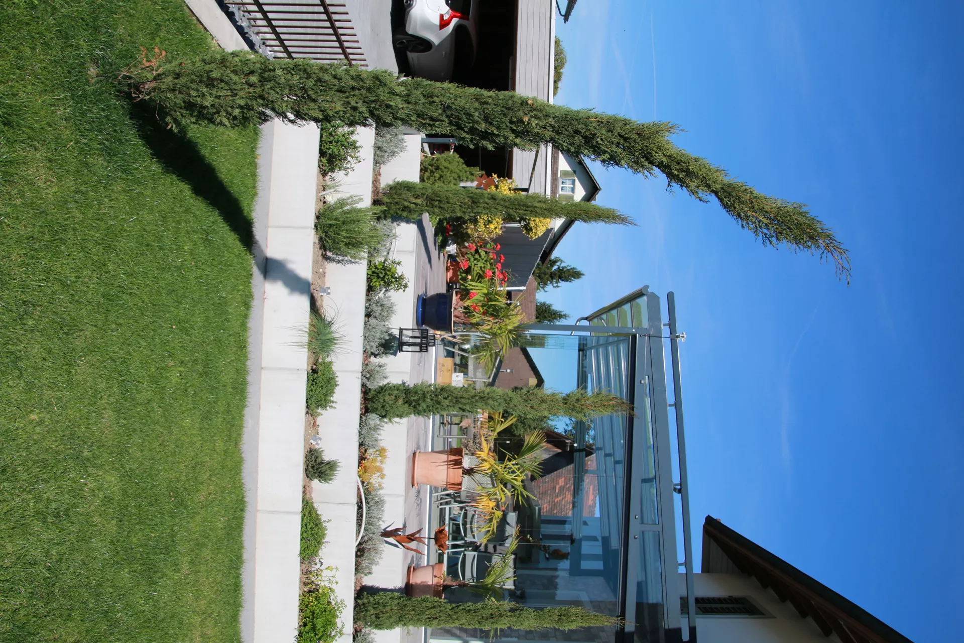 ROZTEC Winkelplatten Typ Mini bewehrt grau glatt gefast L 100 cm B 35 cm H 55 cm W 5 cm