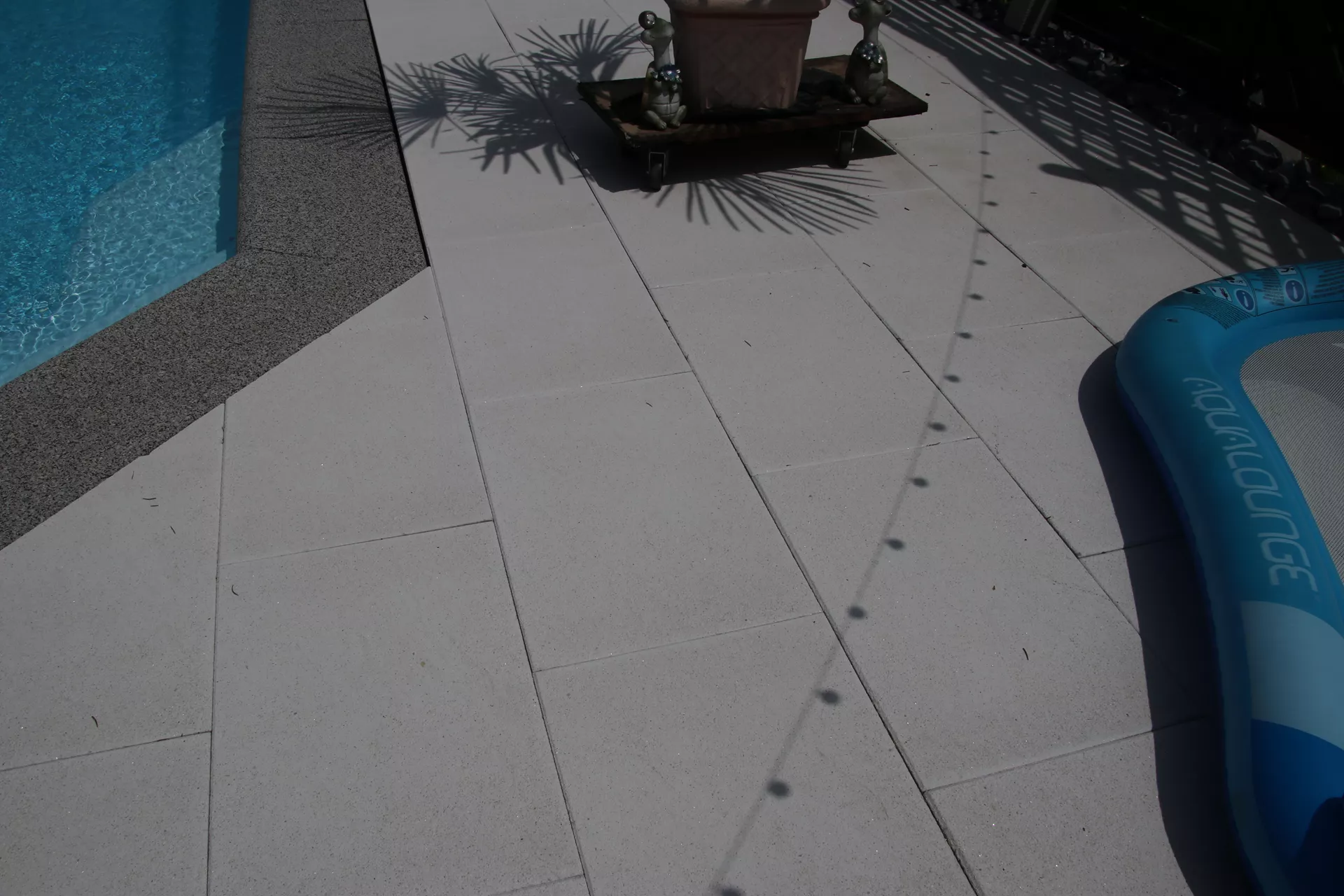 ESTRELLA Gehwegplatte weiss strukturiert gestrahlt gefast L 50 cm B 50 cm H 4 cm