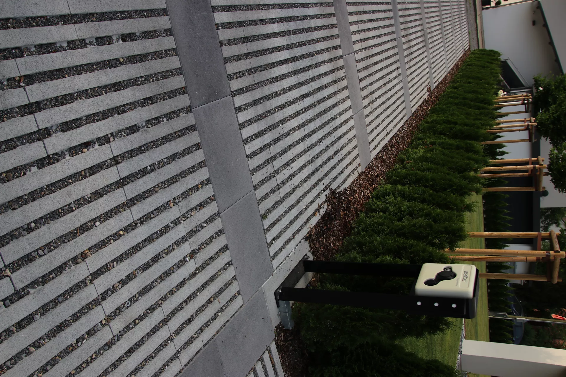 RAINA Rasenliner mit Verschiebesicherung grau glatt L 60 cm B 40 cm H 10 cm